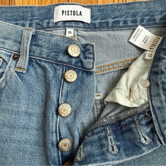 NWOT Pistola “Cassie” Super High Rise Straight - Picture 2 of 4